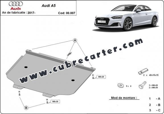 Protección del caja de cambios Audi A5