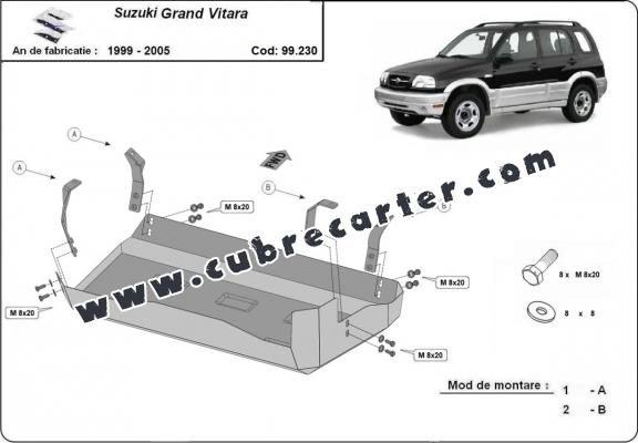 Protección del depósito de combustible Suzuki Grand Vitara