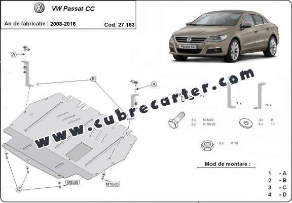 Cubre carter metalico VW Passat CC