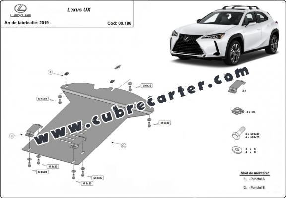 Protector de catalizador/cat lock metalico Lexus UX