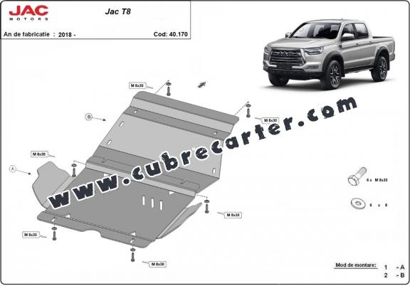 Cubre carter metalico Jac T8