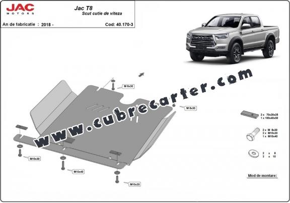 Protección del caja de cambios Jac T8