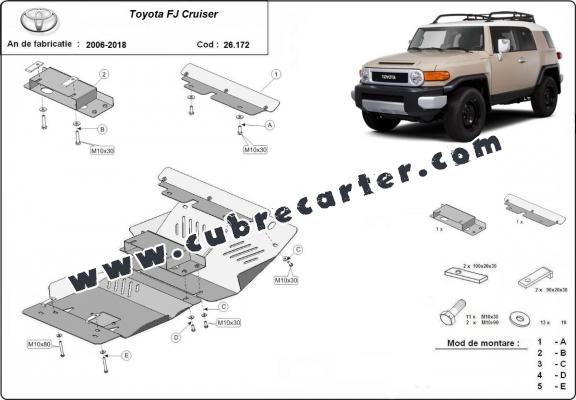 Cubre carter aluminio FJ Cruiser