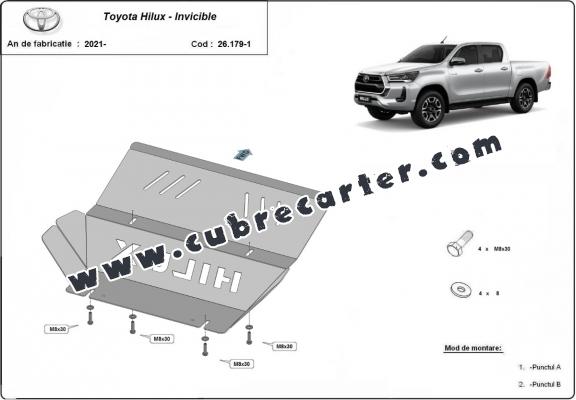 Protección del radiador Toyota Hilux Invincible