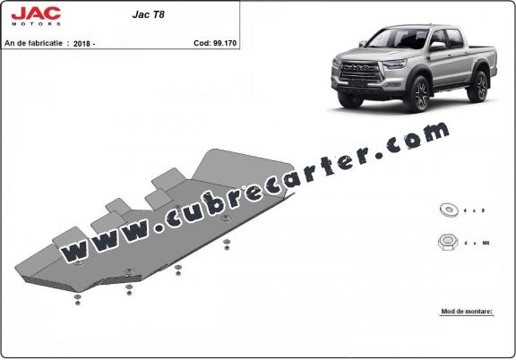 Protección del depósito de combustible Jac T8