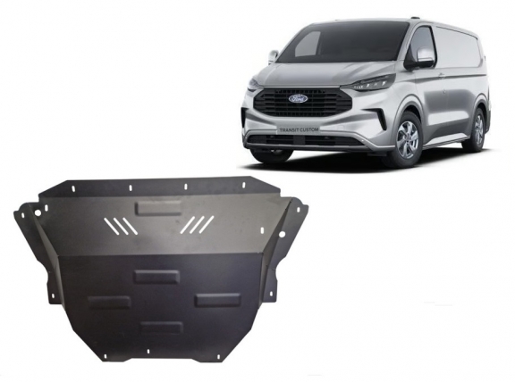 Cubre carter metalico Ford Transit Custom