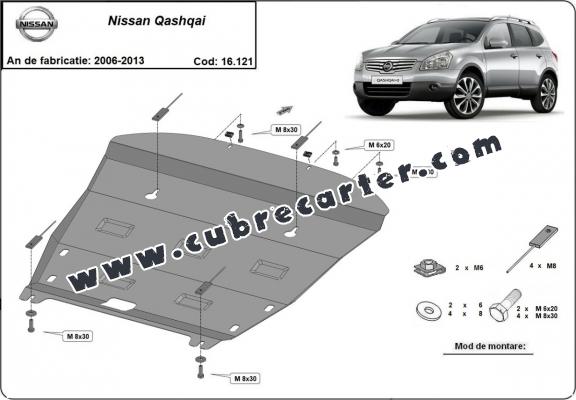 Cubre carter metalico Nissan Qashqai