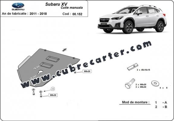 Protección del caja de cambios manuale Subaru XV