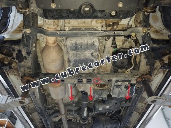 Protección aluminio del caja de cambios Toyota Hilux Invincible