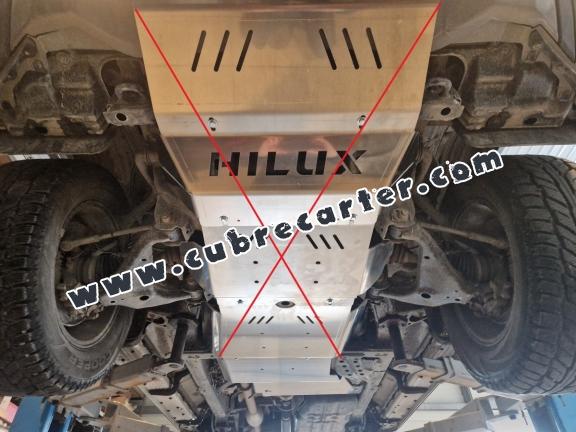 Protección aluminio del diferencial Toyota Hilux Invincible