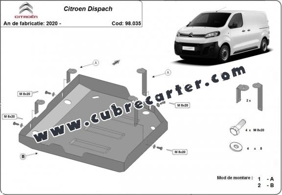 Protección del depósito de AdBlue Citroen Dispatch