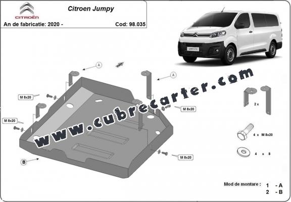 Protección del depósito de AdBlue Citroen Jumpy