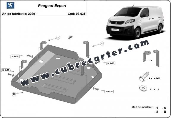 Protección del depósito de AdBlue Peugeot Expert
