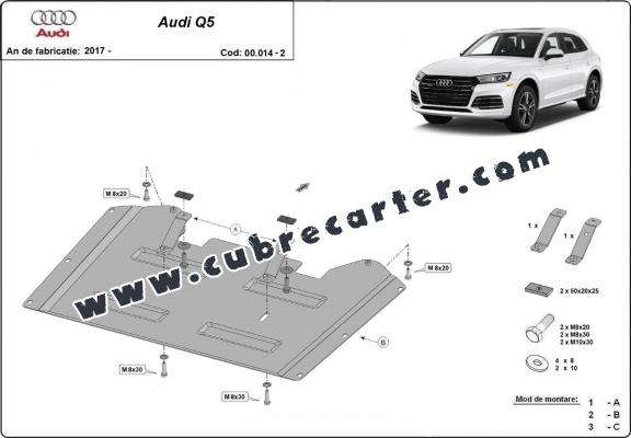 Protección del caja de transferencia Audi Q5