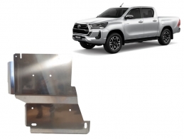 Protector de aluminio del diferencial Toyota Hilux Invincible