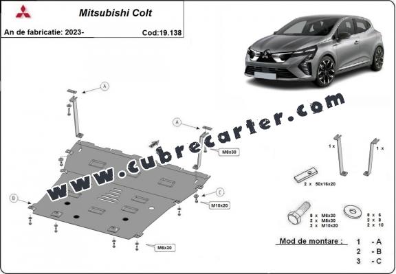 Cubre carter metalico Mitsubishi Colt