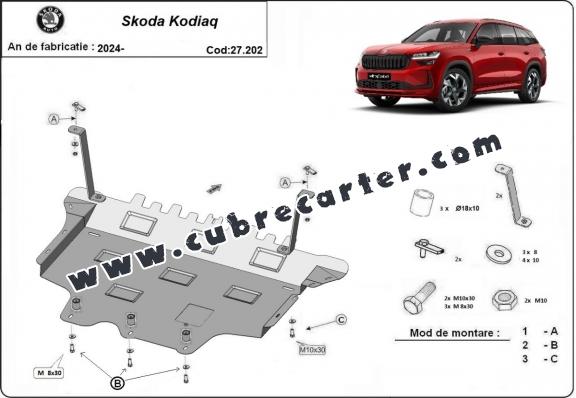 Cubre carter metalico Skoda Kodiaq