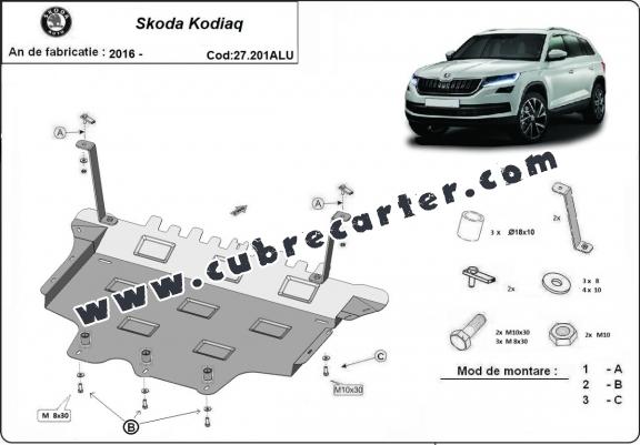 Cubre carter aluminio Skoda Kodiaq