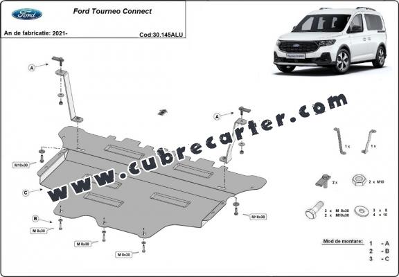 Cubre carter aluminio Ford Tourneo Connect