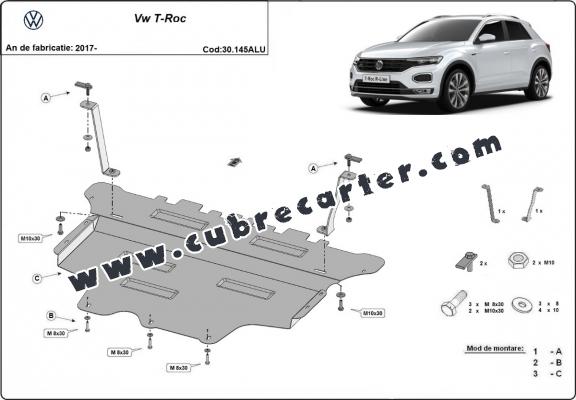 Cubre carter aluminio Volkswagen T-Roc