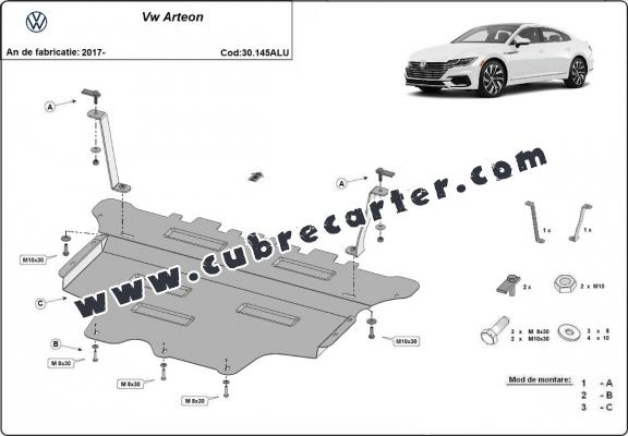 Cubre carter aluminio VW Arteon