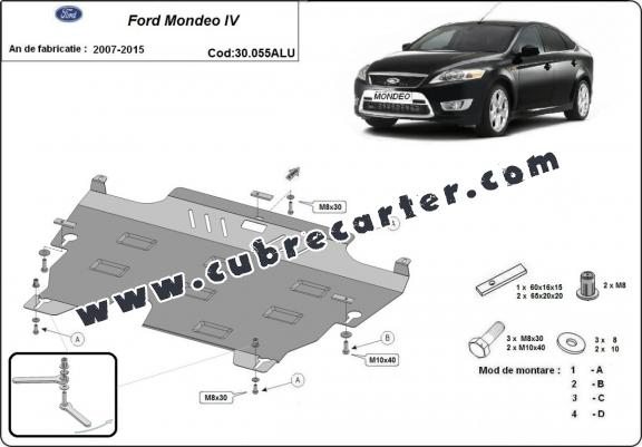 Cubre carter aluminio Ford Mondeo 4