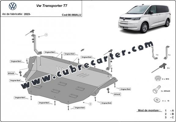Cubre carter aluminio Volkswagen Transporter T7 Van