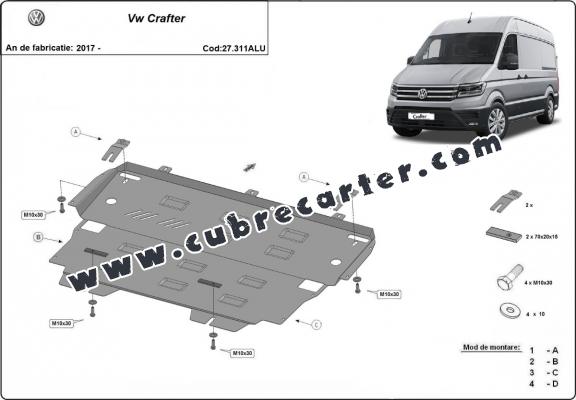 Cubre carter aluminio Vw Crafter