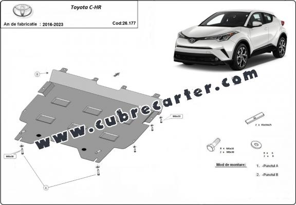 Cubre carter metalico Toyota C-HR Cubre carter metalico Toyota C-HR