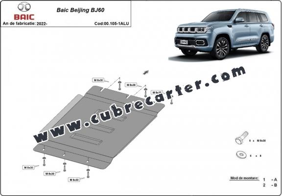 Protección aluminio del caja de cambios Baic Beijing BJ60
