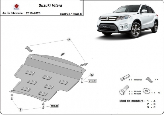 Cubre carter de aluminio Suzuki Vitara