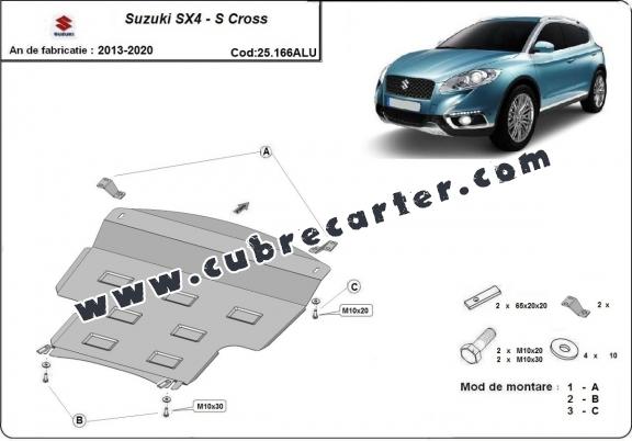 Cubre carter aluminio Suzuki SX4  - S Cross