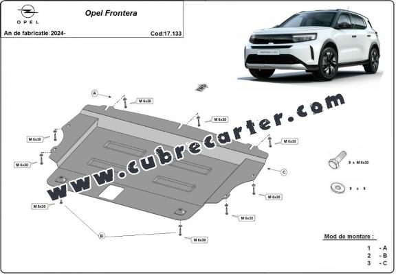 Cubre carter metalico Opel Frontera