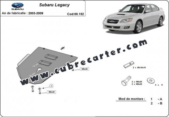 Protección del caja de cambios manuale Subaru Legacy