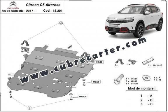 Cubre carter metalico Citroen C5 Aircross