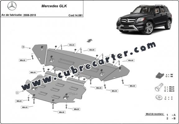 Cubre carter metalico  Mercedes GLK X204