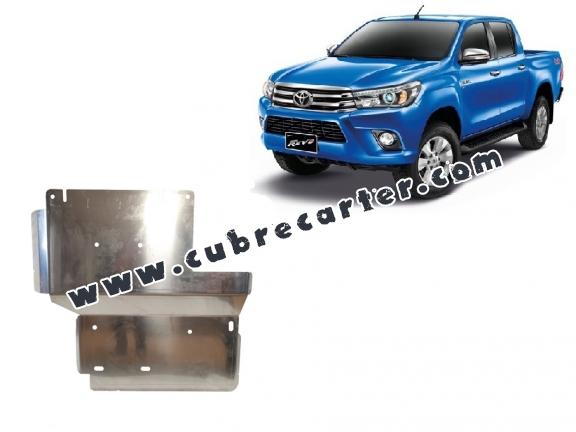 Protección aluminio del diferencial Toyota Hilux Revo