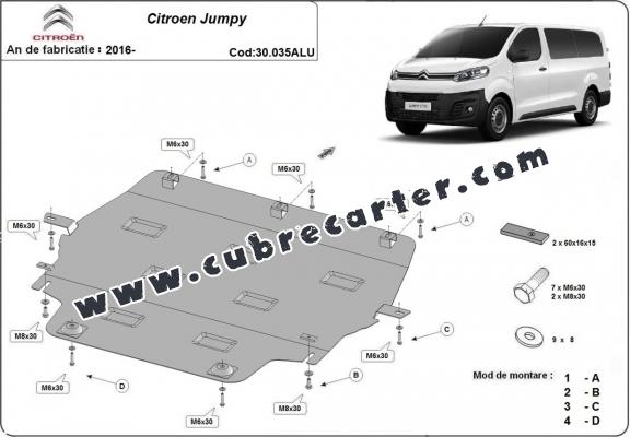 Cubre carter Aluminio Citroen Jumpy