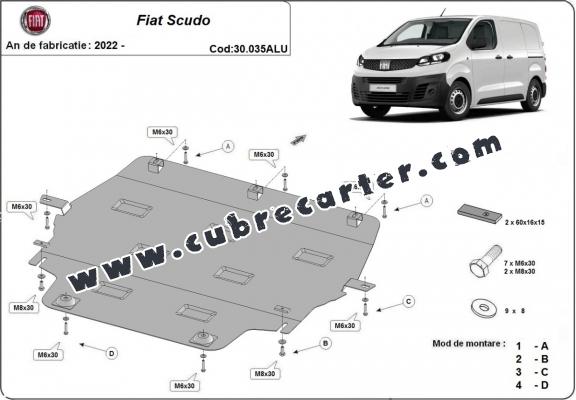 Cubre carter Aluminio Fiat Scudo
