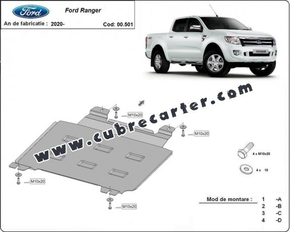 Protector de la caja de cambios Ford Ranger
