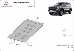 Protector de la caja de cambios Baic Beijing BJ40