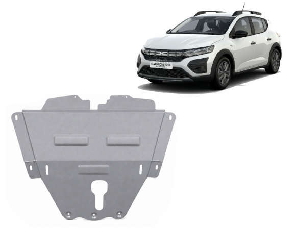 Cubre carter de aluminio Dacia Sandero Stepway
