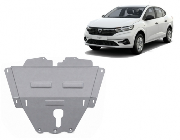 Cubre carter de aluminio Dacia Logan