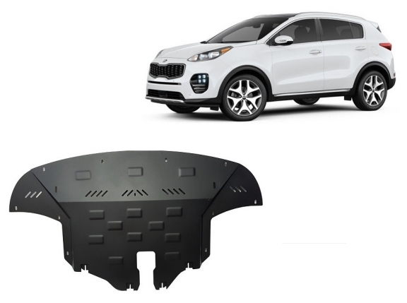 Cubre carter metalico Kia Sportage