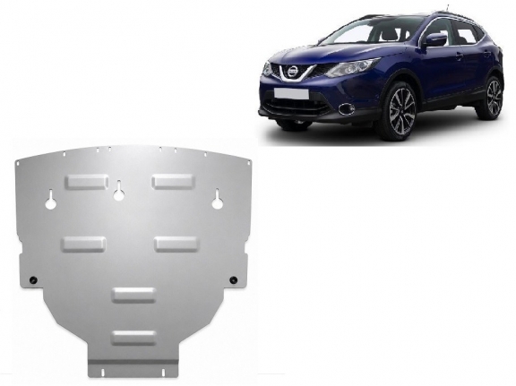 Cubre carter de aluminio Nissan Qashqai J11