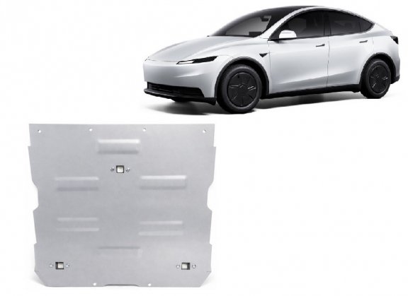 Protección frontal del motor eléctrico en aluminio – Tesla model Y
