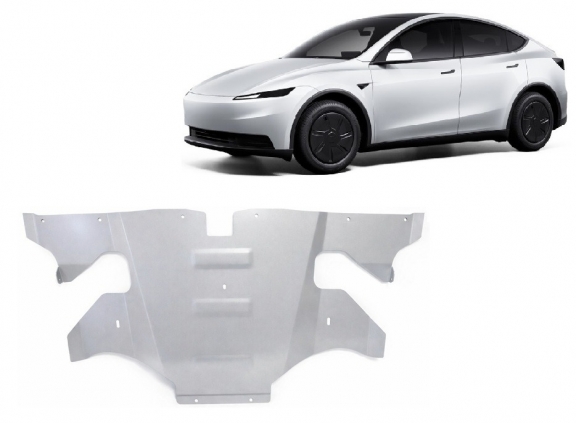 Protección trasera del motor eléctrico en aluminio – Tesla Model Y