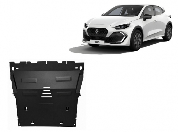 Cubre carter metalico Renault Clio 6