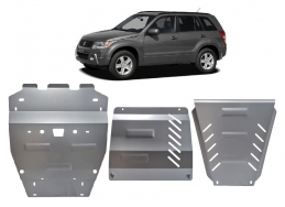 Cubre carter metalico Suzuki Grand Vitara - paquete promocional aluminio
