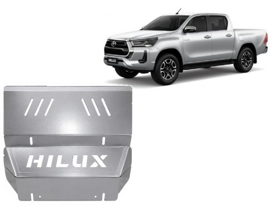 Protector de aluminio del radiador Toyota Hilux Invincible